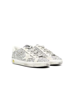 sneakers in pelle argento GOLDEN GOOSE KIDS | GYF00101F00041670136